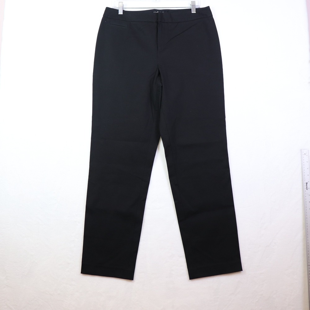 UNLISTED KENNETH COLE Black‎ Flat Front Pants Trousers Size 10